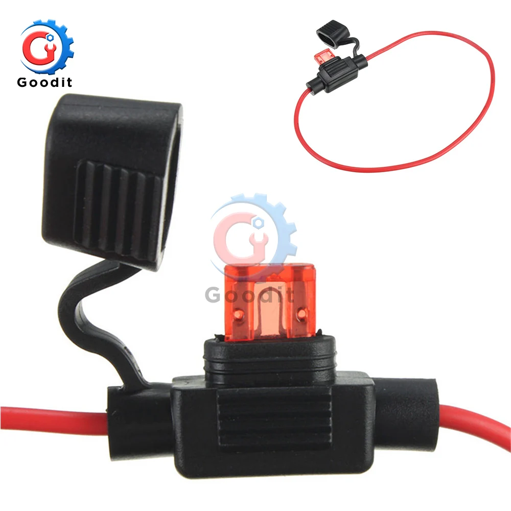 10 шт. водонепроницаемые автомобильные держатели предохранителей А|Перемычки| |