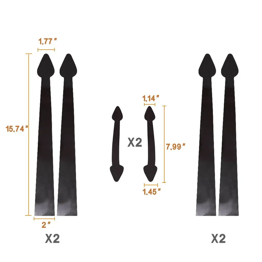 

6Pcs Garage door decoration Magnetic Design Door Frame Handle Window Handle UV Protection Rain Protection Mildew Protection