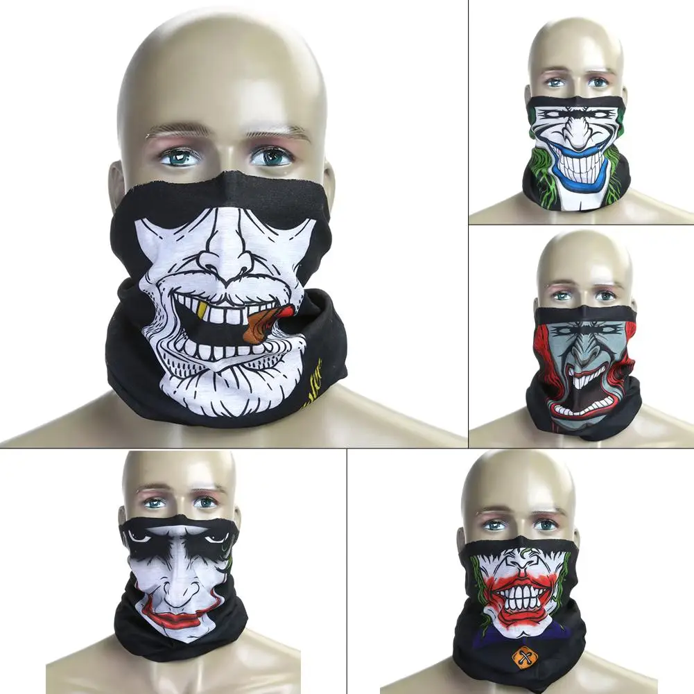 Маска для езды на мотоцикле и велосипеде с рисунком черепа призрака | Автомобили
