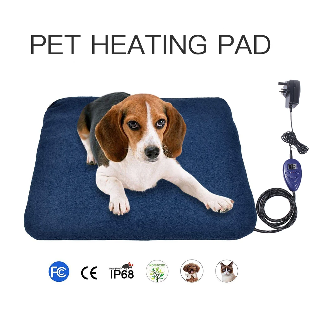 Online Pet aquecimento elétrico almofada de assento do cão gato aquecedor cama cobertores mais quente esteira colchão quente à prova duk água uk plug