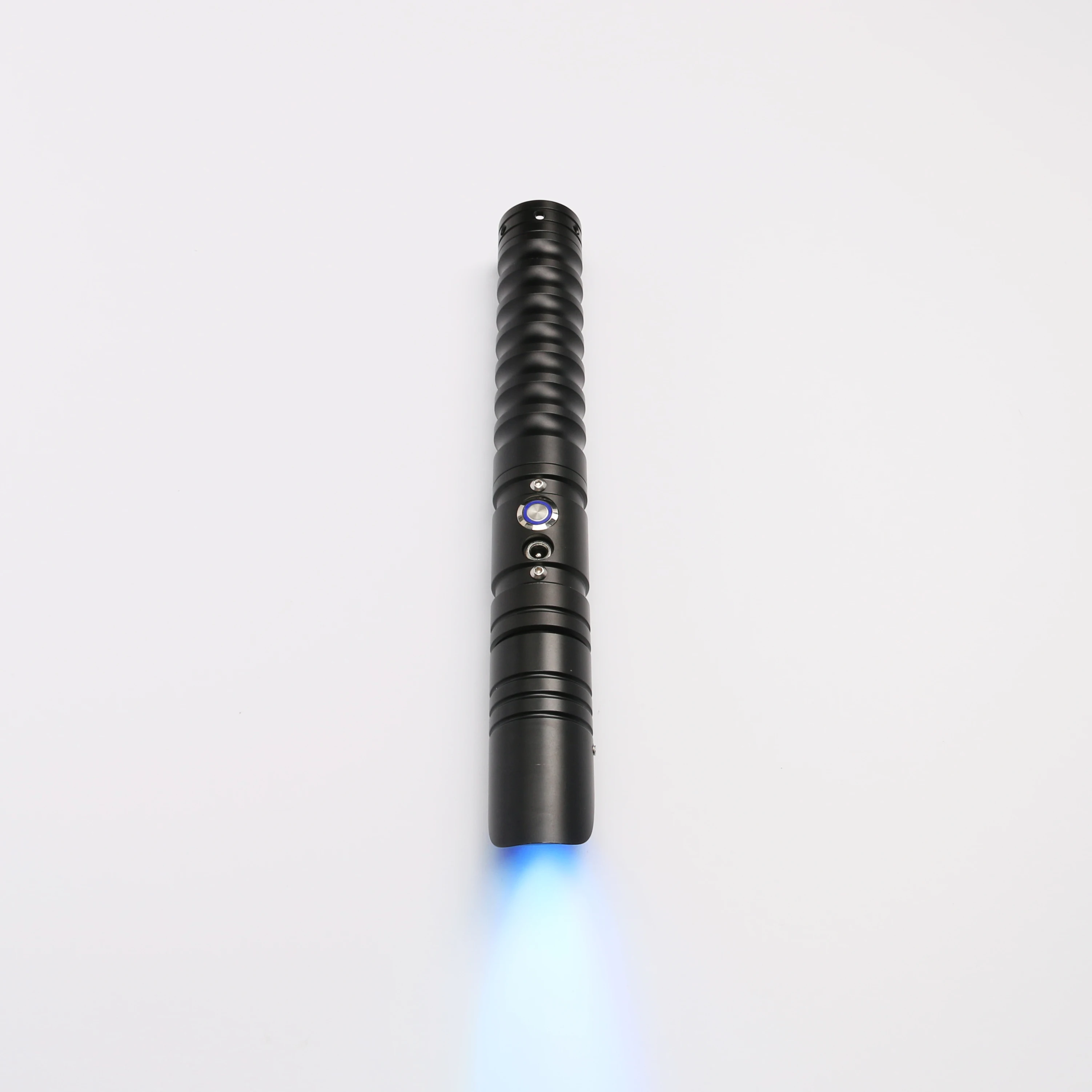 TXQSABER-Sable de luz RGB para Cosplay, mango de Metal pesado, duelos, 12 colores, LED, cambio de volumen, ajuste de fuerza, 6 iones de sonido, bl&aacute;ster FOC-4