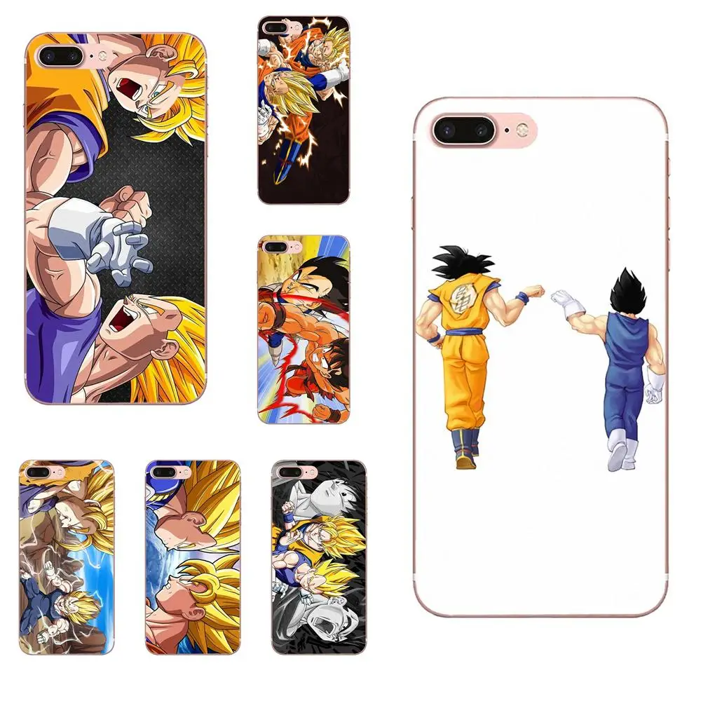 Сон Гоку Vs крышка vegeta чехол для samsung Galaxy Note 5 8 9 S3 S4 S5 S6 S7 S8 S9 S10 5G mini Edge рlus