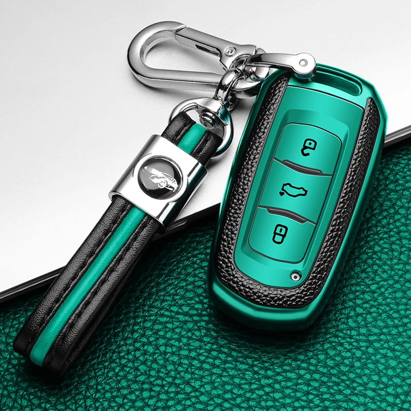 Автомобильный чехол для смарт-ключей кожаный из ТПУ Geely Atlas Boyue NL3 EX7 SUV GT GC9 Emgrand X7 Borui