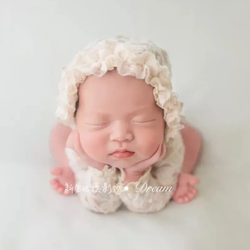 Кружевное платье для маленьких девочек с оборками комбинезон малышей Спортивный