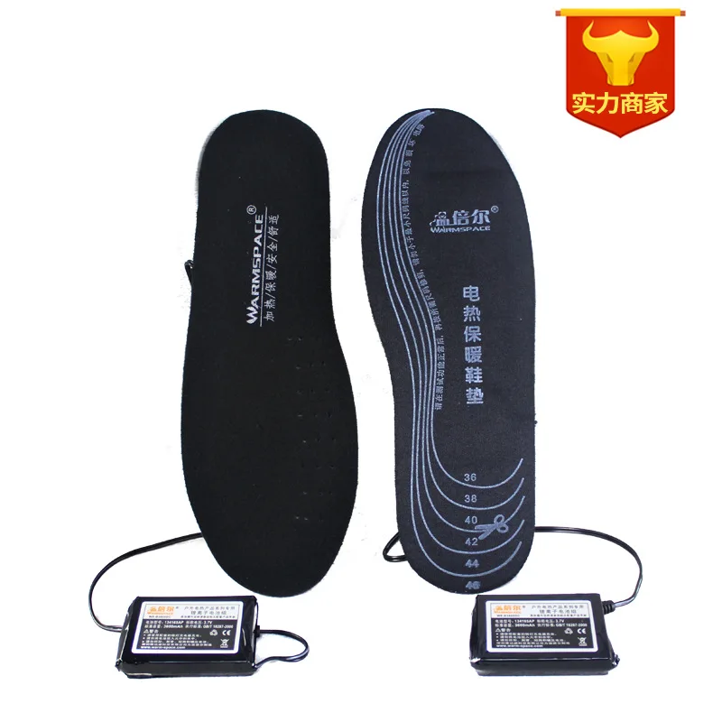 

Winter Motorcycle Shoes Heated Insoles Battery Powered Feet Warmer Sock Pad Mat Washable Electric Heating Boots Insoles Warm