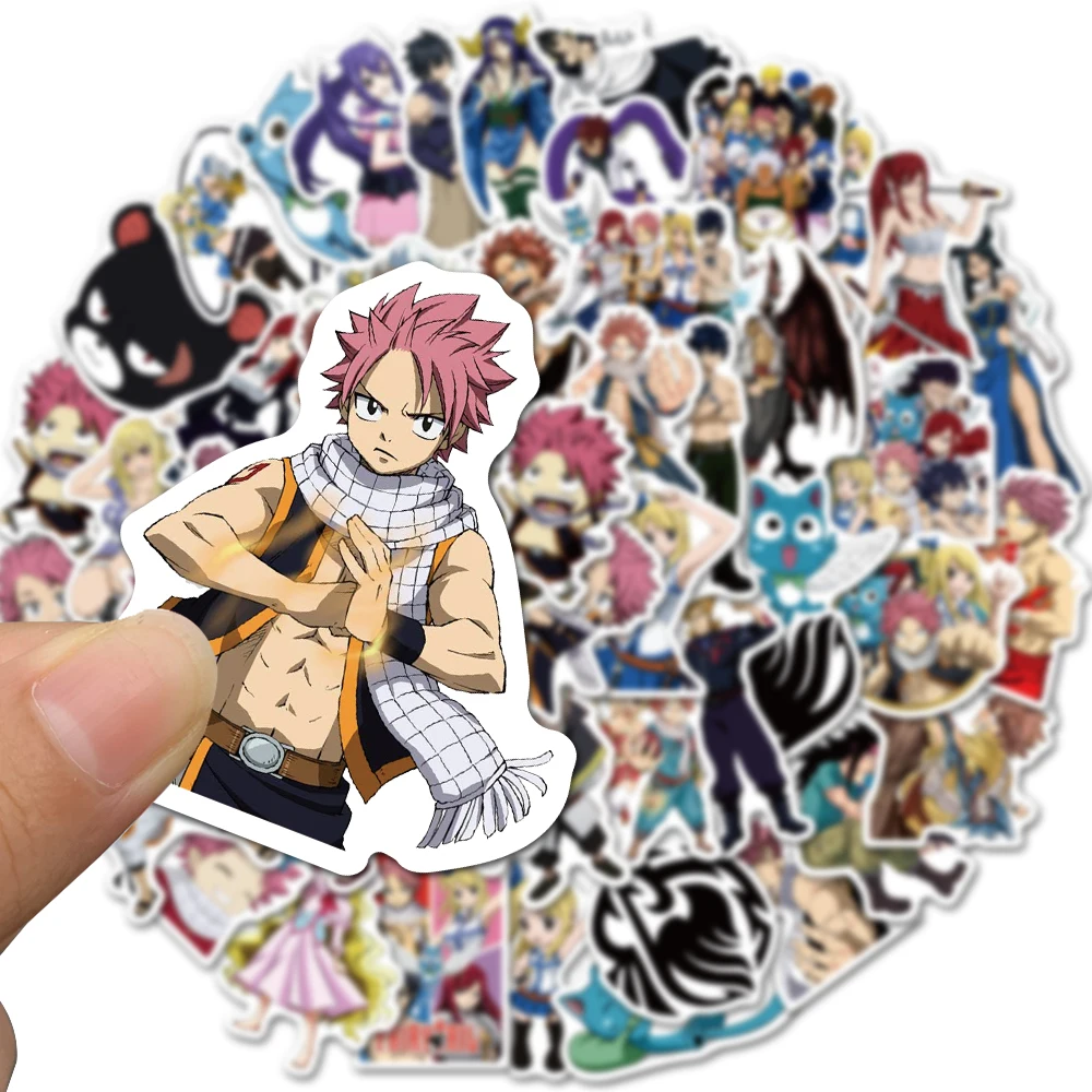 50 шт. в стиле аниме Fairy Tail наклейки Водонепроницаемый Классические игрушки мини