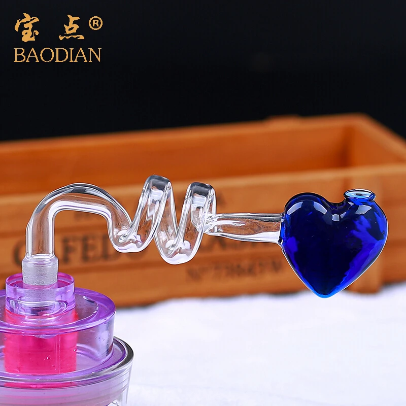 Креативные фитинги стеклянный держатель трубы для кальяна курения сорняков