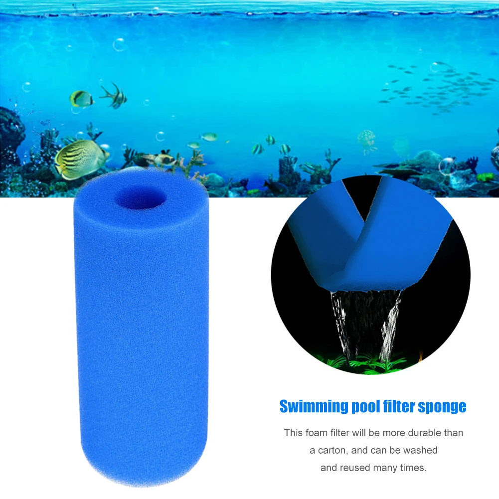 

Pool Filter CartridgeReusable Washable FilterSponge For Swimming Pool Swimming Pool Filter Sponge Foam Cartridge For Pool