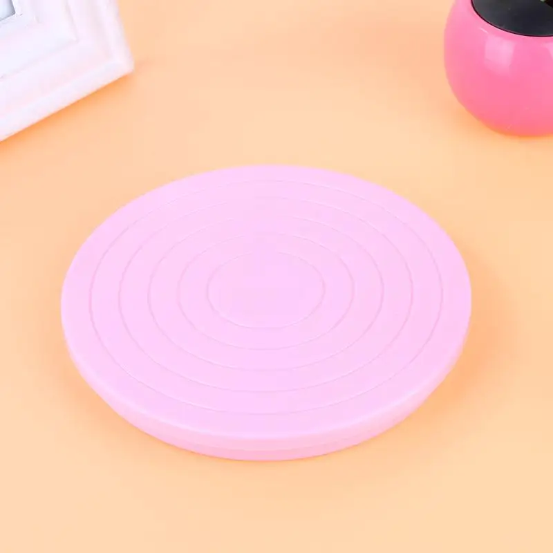 DIY маленький торт Вращающийся Поворотный настольные лампы платформа чашки торта вращающиеся пластиковые украшения вращающиеся жаропрочные Инструменты для выпечки