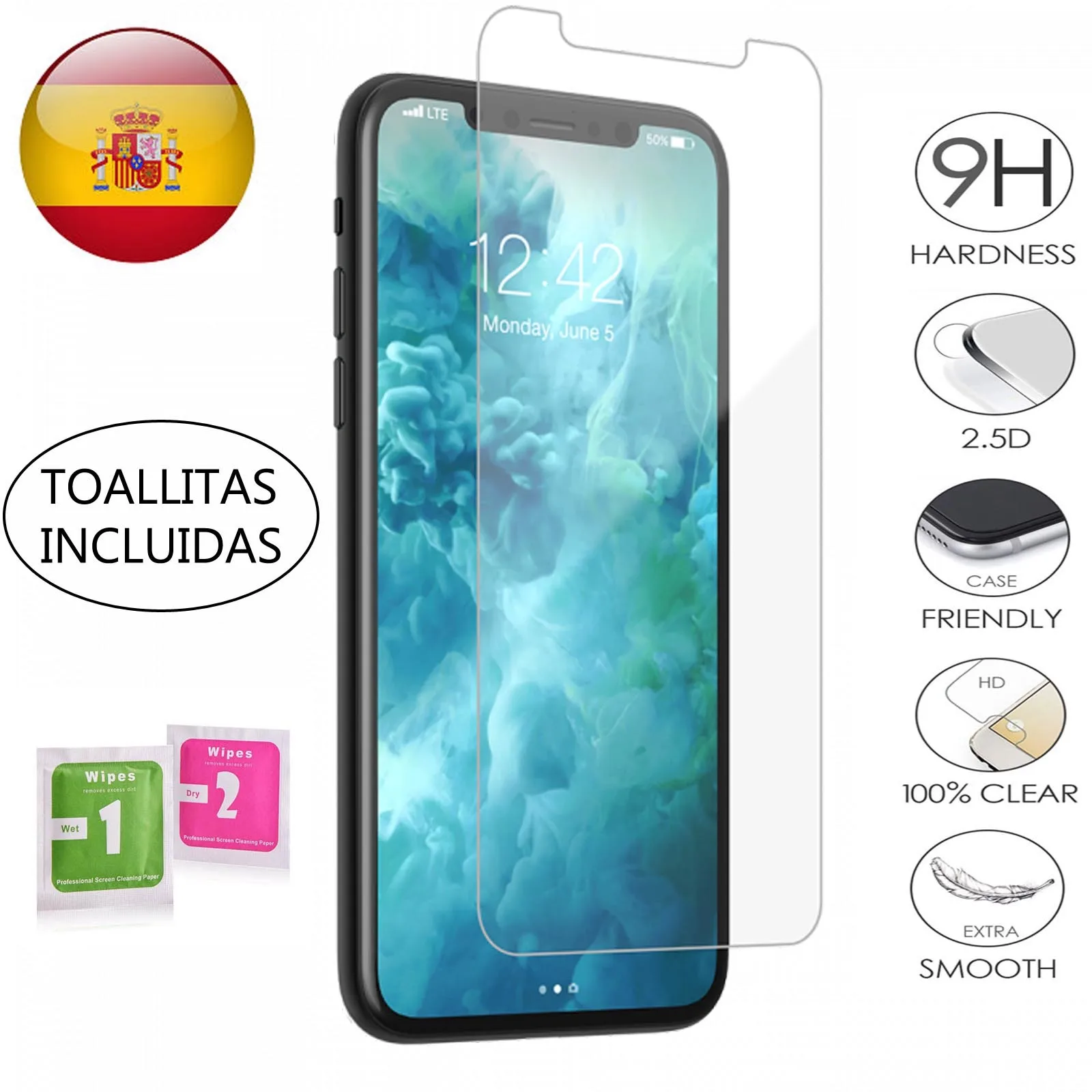 Протектор экран из закаленного стекла для IPHONE 5 5S 5C SE SE2 6 6S 7 8 11 PLUS X XS PRO MAX 12 мини Pro Max