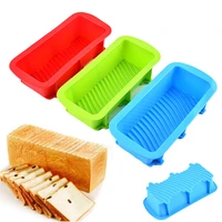 diy silicone cake mold baking accessories rectangular toast pan home kitchen tools bread mol home kitchen tool