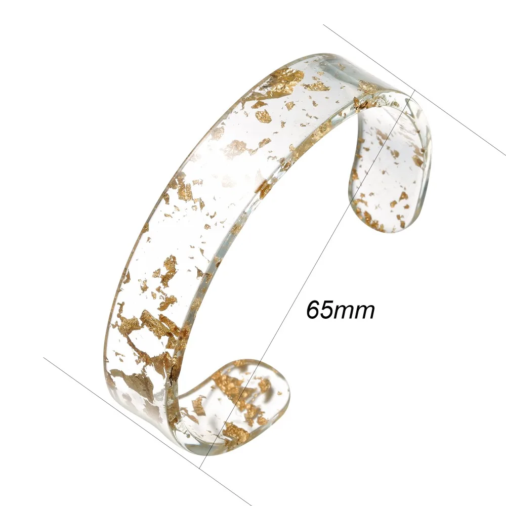 Эксклюзивный дизайн богемный акриловый браслет 2021 модные полупрозрачные