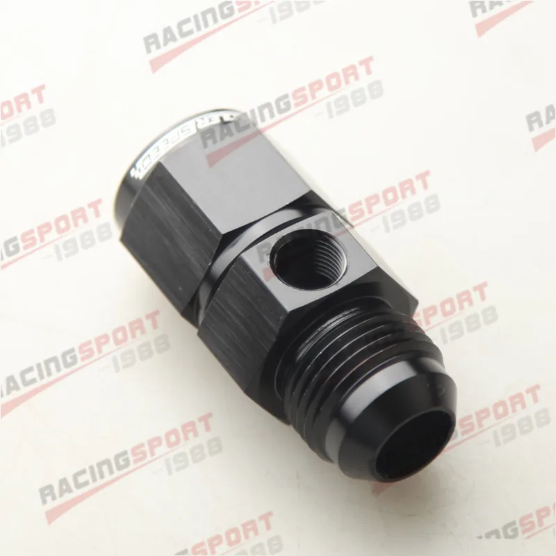  10AN Male To AN10 Female с 1/8 &quotNPT Gauge Port Adapter Black|Подача и обработка топлива| |