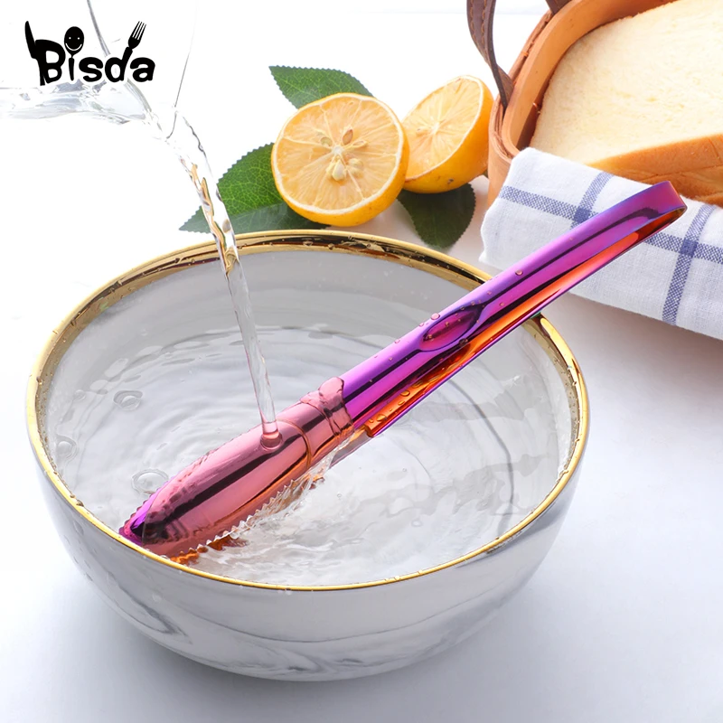 1/2 шт щипцы для мяса из нержавеющей стали зажим хлеба Золотая посуда