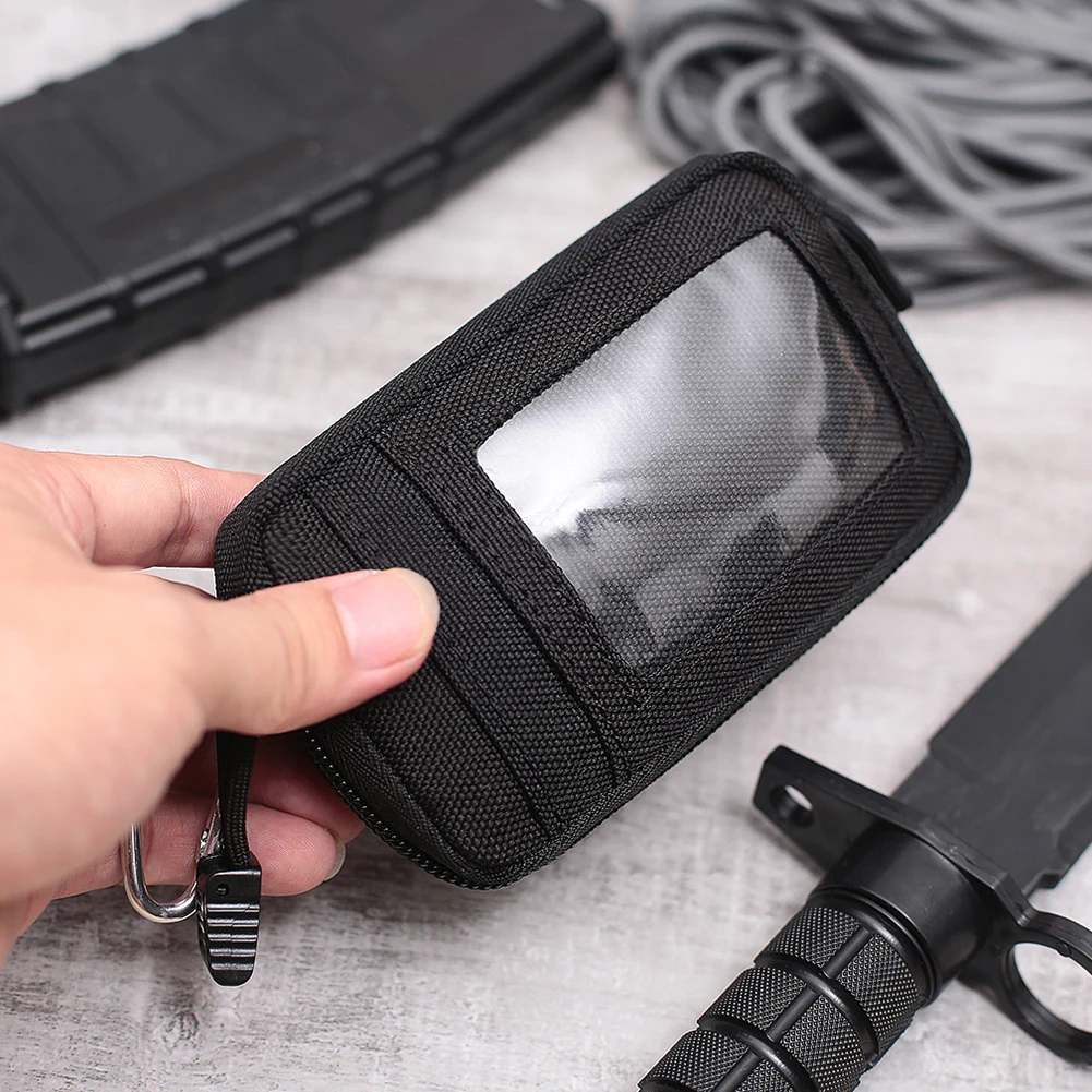 Waterproof EDC Pouch Mini Key Wallet Holder Phone Coin Purse Travel Kit Pack Waist Bag for Hunting | Спорт и развлечения