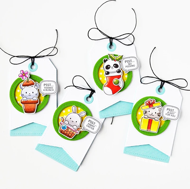 Металлические Вырубные штампы с головой животного и прозрачные трафареты для