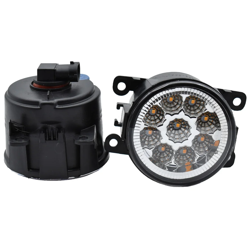 2PCS Super Bright 12V Car styling 90mm LED Fog Light white yellow H11 Lamp For FIAT 500 500L 2012 2013 2014 2015 | Автомобили и