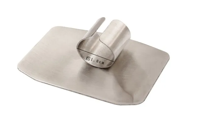 

Free shipping Kitchen Cooking Tools Stainless Steel Finger Hand Protector Guard Personalized Design Chop Safe Slice Knife