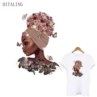 Термонаклейки для одежды черные женские, с бабочкой, для девочек