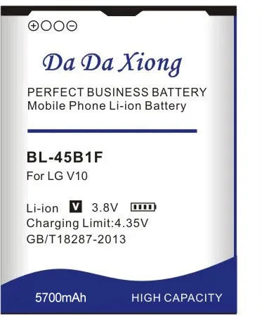 Da Xiong 5700mAh BL 45B1F BL45B1F Аккумулятор для LG V10 H961N F600 H900 H901 VS990 H968|battery for|battery for lgbattery lg v10 |