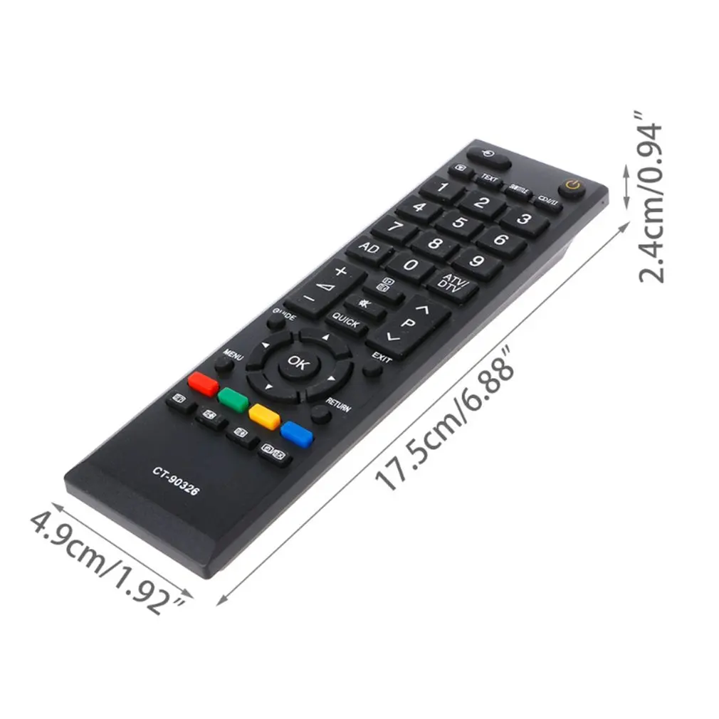 

Tv Remote Control for Toshiba Tv English Remote Control Ct-90326 Portable Wireless Tv Remote Control Sensitive Free shipping