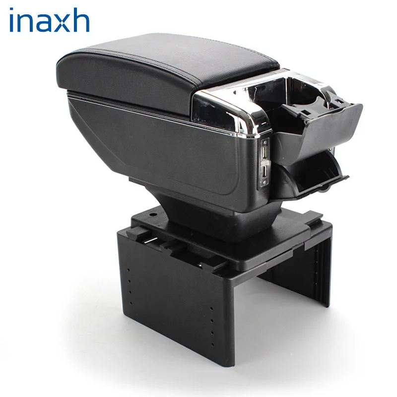 Universal Car Armrest central model armrest box car accessories storage modification Retrofit parts with USB LED | Автомобили и
