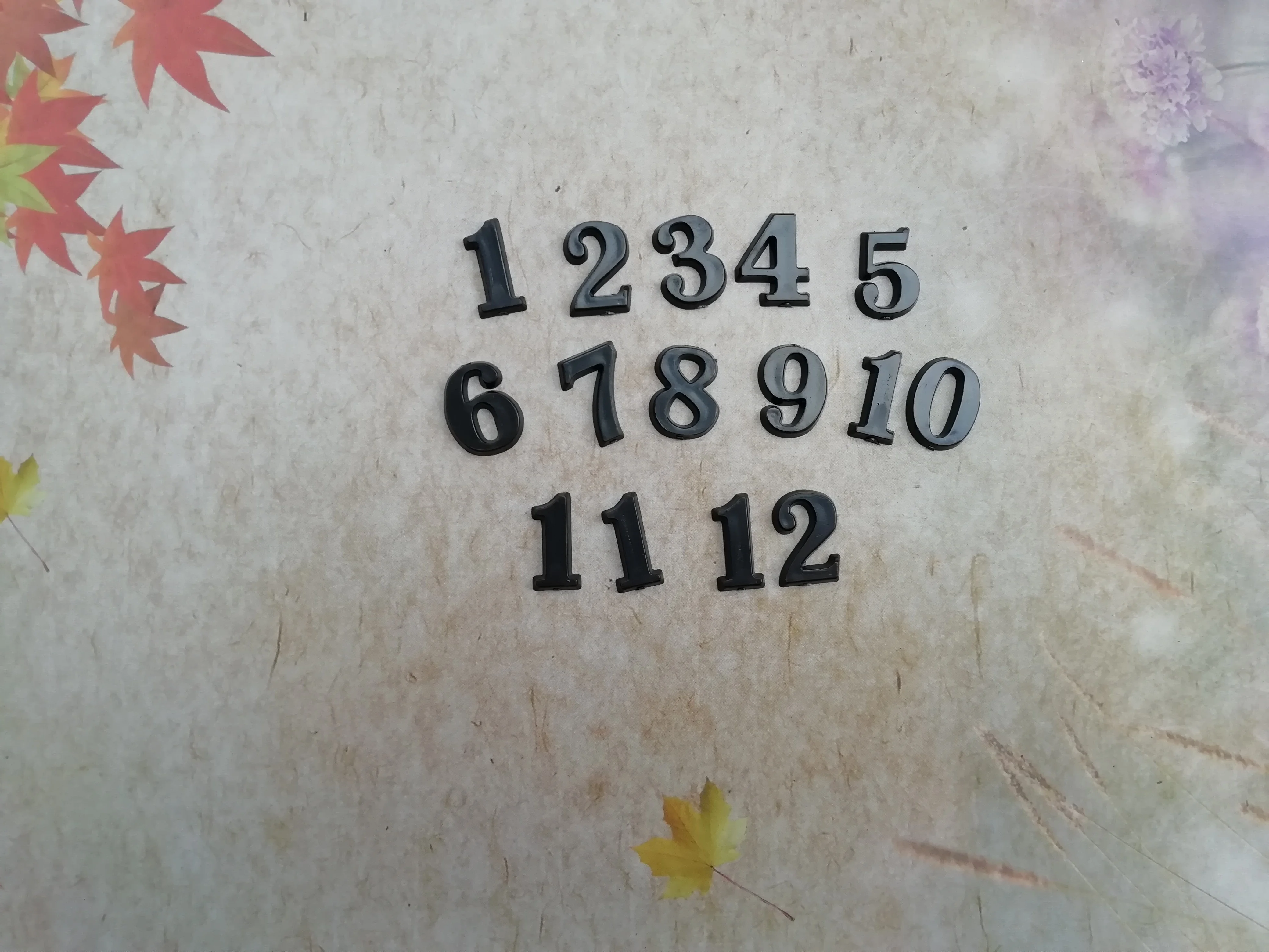 Горячая Распродажа 20 комплектов 1 5 см часы сделай сам черные арабская цифра для