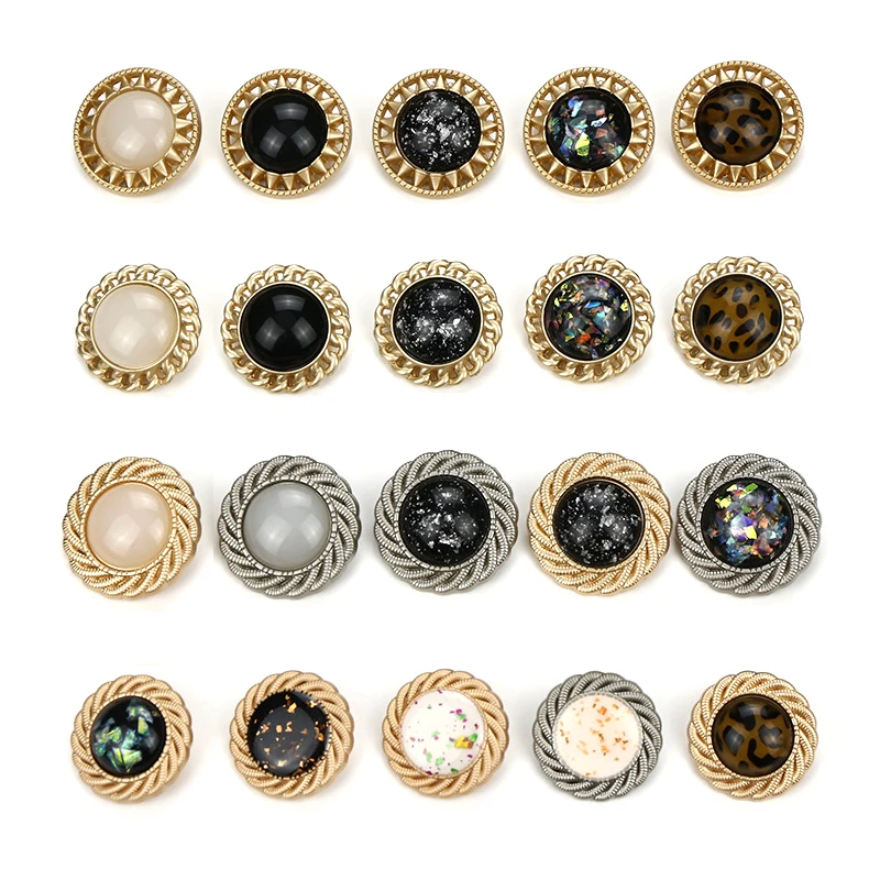 5 шт. повседневные Костюмы с круглыми металлическими пуговицами куртка M 08 из