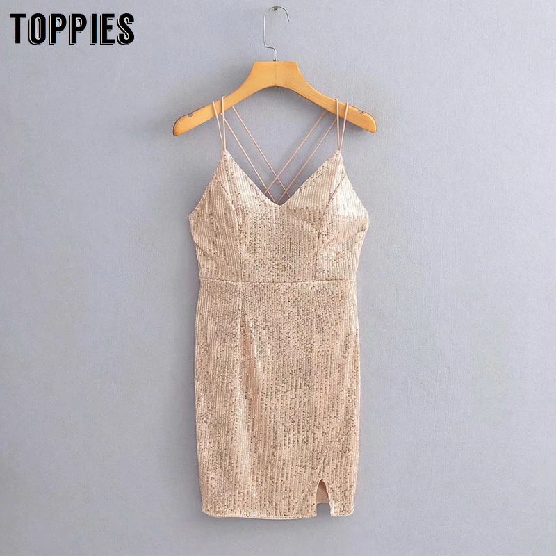 Сексуальное облегающее вечернее платье женское мини с блестками камзол без