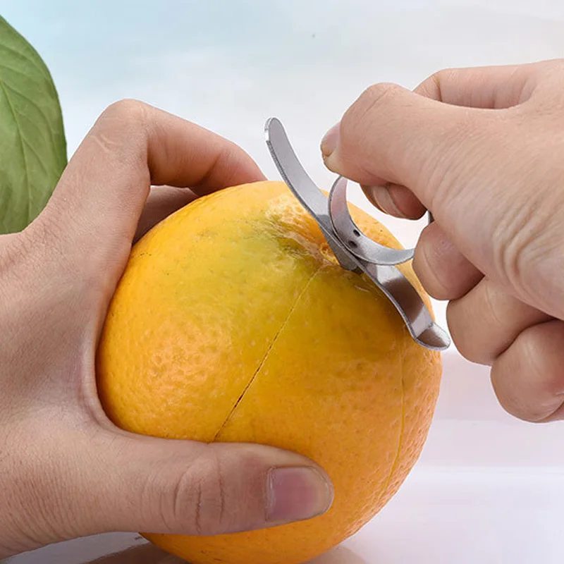 

430 Stainless Steel Ring Orange Peeler Pomegranate Grapefruit Multifunctional Peeler Kitchen Fruit Creative Tools Accessories