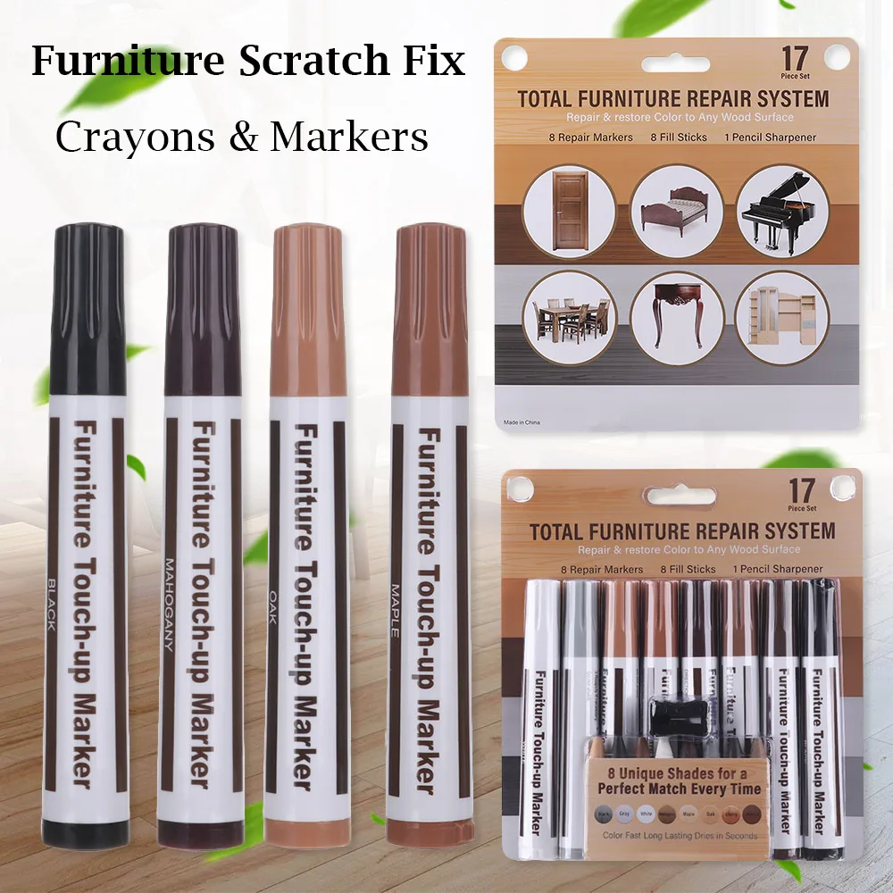 2 шт. наполнитель палочки царапины мебели исправить воск восстановить задний фон