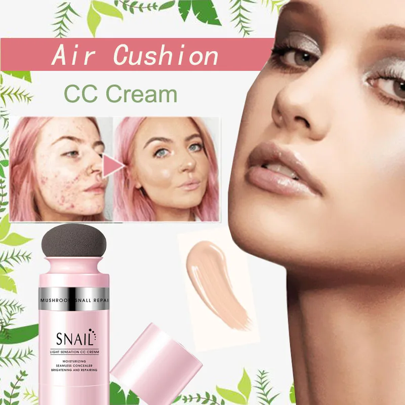 CCPT Air Cushion CC крем губка роллер дизайн голый отбеливающий изоляционный консилер