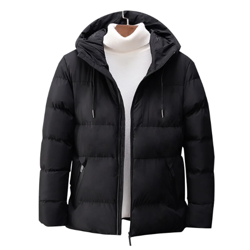 

Winter Men Hooded Warm Casual Cotton Jacket Jaqueta Masculino Casaco Masculina Erkek Giyim Fashion Kaban 2020 Big Size Abrigos