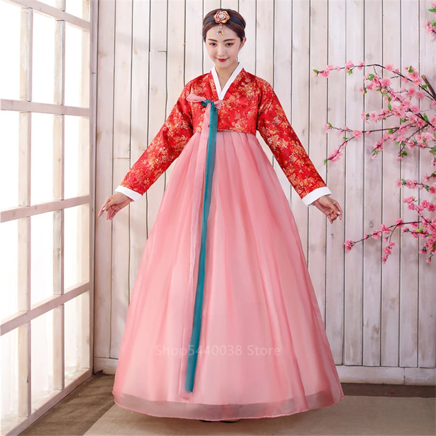 Традиционные корейские женские костюмы Hanbok Элегантные свадебные Palace