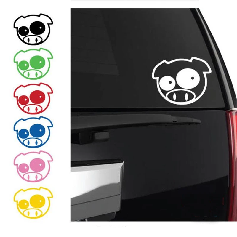 

Vinyl Rally Pig car Decal decoration Off Road Racing Subaru scene computer Sticker car Decals waterproof Decal ANY SIZE HQ296