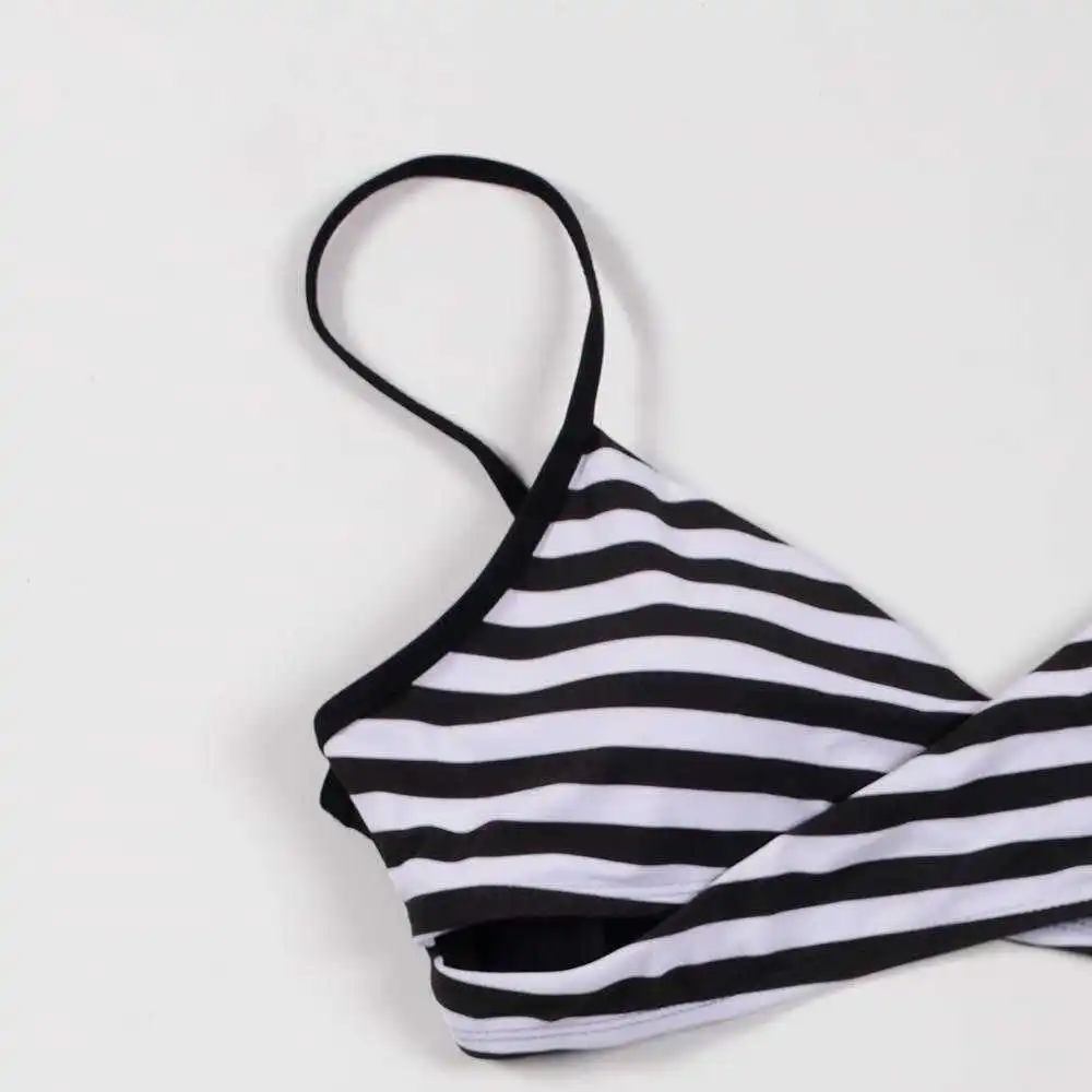 

Swimsuit Bikini Swimwear Sexy Women Stripe Swimming Wear Padded Thong Bathing Suit Brazilian Swimming Suit Summer for Lady