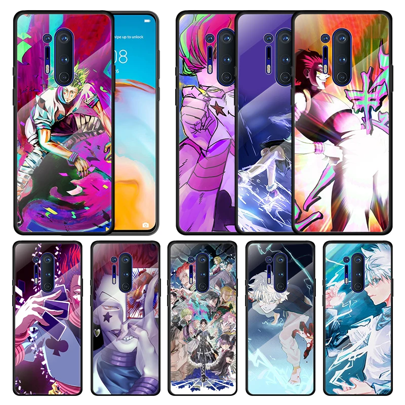 

Tempered Glass Cover Anime Collages Hunter HxH For Oneplus 9R 9 8T 8 Nord Z 7T 7 Pro 5G Shockproof Shell Phone Case Capa