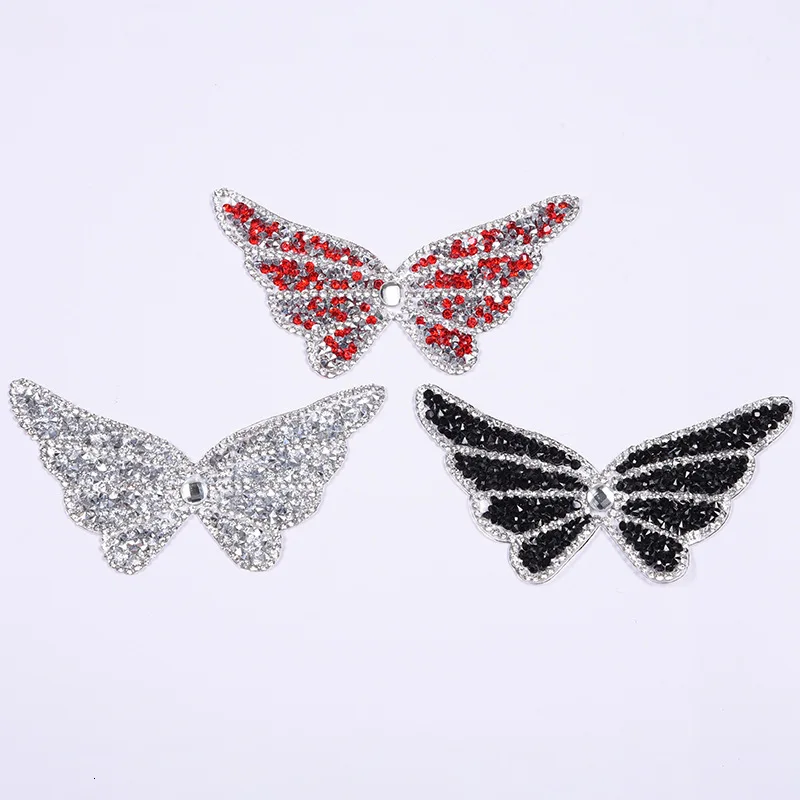 Высокое качество железо на исправление стразы патчи Одежда аксессуары бабочки