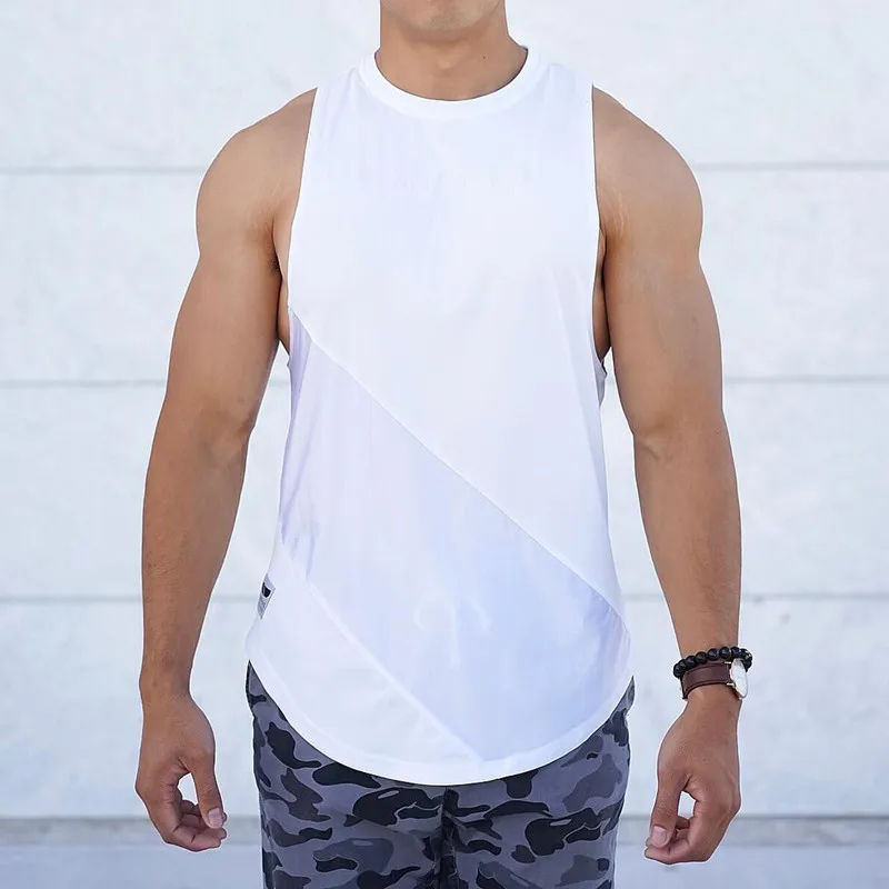 Тренировочная майка с животными топ для мужчин одежда бодибилдинга мужские