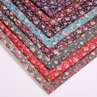 100 polyester floral fabrics by the meter rose pattern floral material for diy handmade needlework cloth100150cm