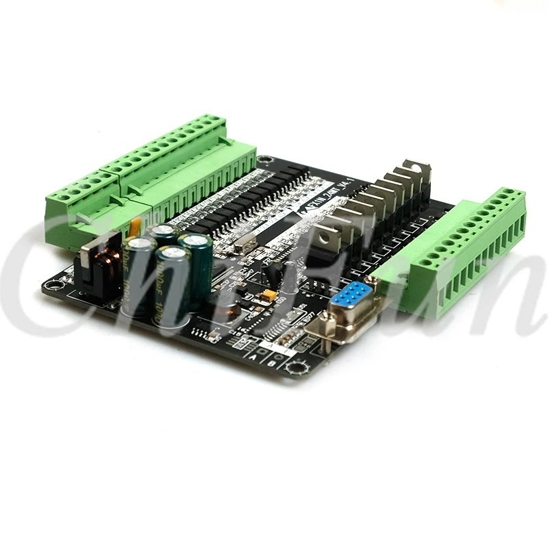 ПЛК промышленная плата управления FX1N 24MT DC24V 0.7A 14 ввода/10 Выход 2 way 100K с импульсным