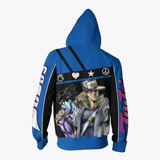 JOJO костюм для косплея, Необычные приключения Джоджо, 3D принт, толстовки с капюшоном, мужские толстовки, пальто, толстовки, пуловер, уличная одежда
