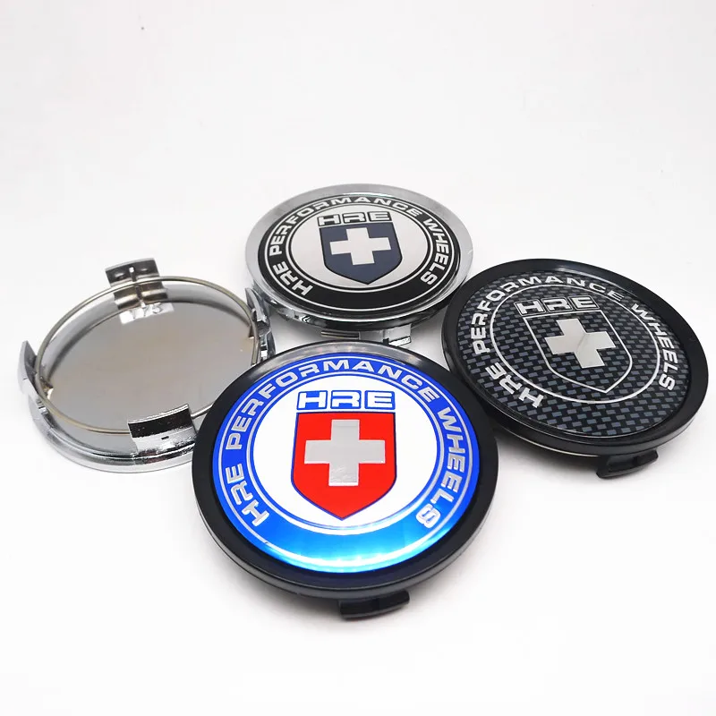 

4pcs 75mm 70mm HRE Performance Wheels Center Hubs Cap Hubcaps Car Rims Dust-proof Cover Badge