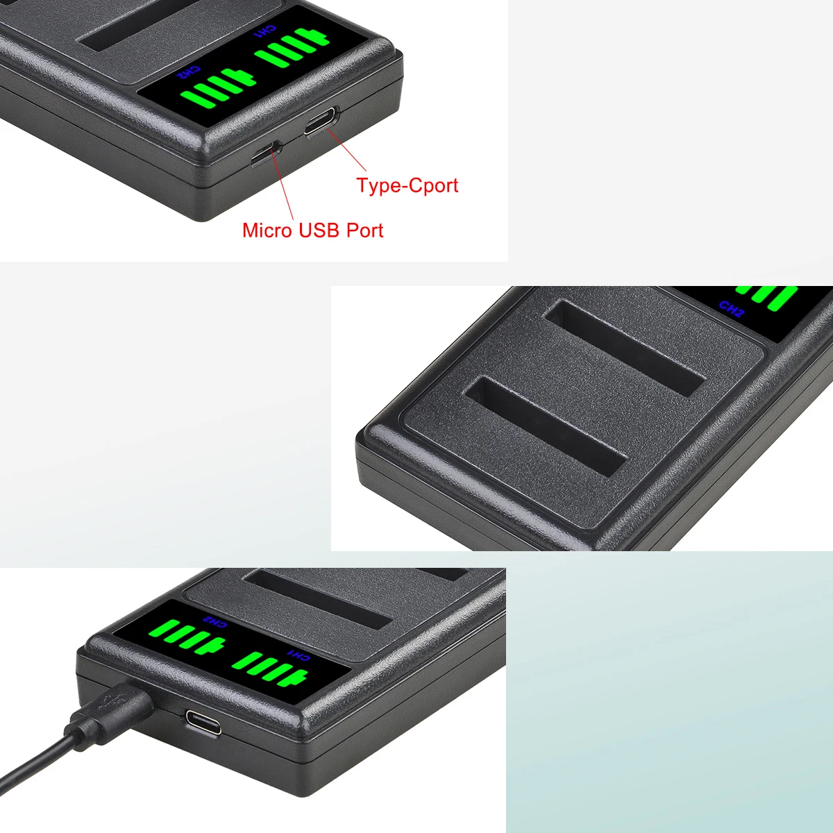 

PowerTrust 1200mAh NB-11L NB 11L NB-11LH Battery and LED USB Charger for Canon PowerShot A2400 A2500 A2600 A3400 A3500 A4000 IS