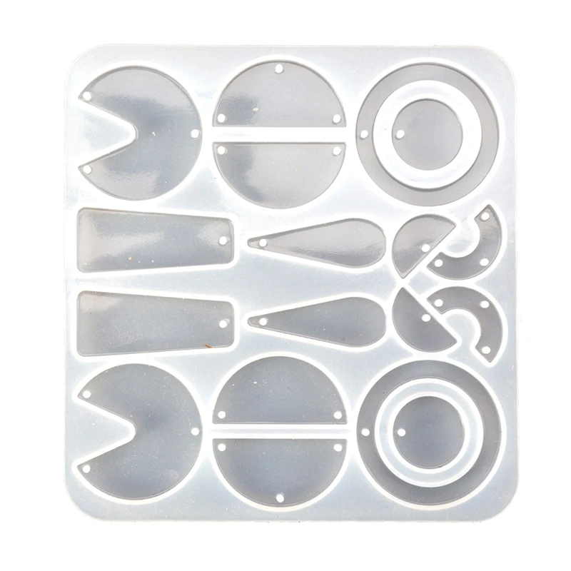 

DIY Crafts Earring Resin Mold Resin Geometric Earring Pendant Resin Silicone Mold Fashion Jewelry Making Tools