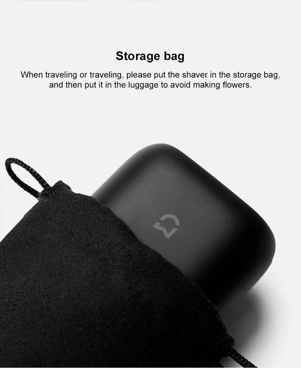 

Original Xiaomi Mijia Shaver Electric Razor S100 Portable USB Rechargable Beard Cutter Shaving Machine For Men