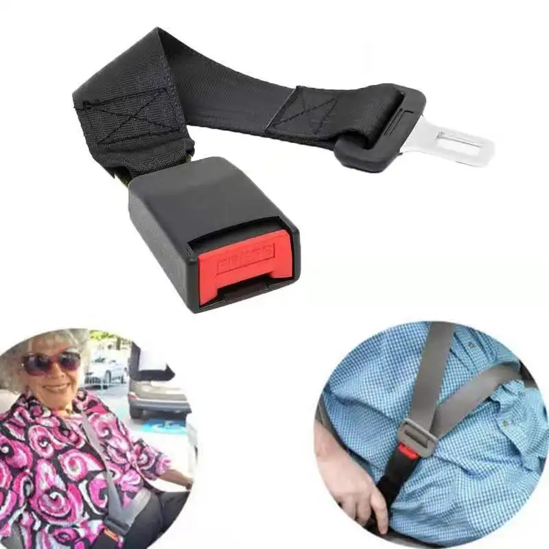 

14" Longer 36cm Universal Car Auto Seat Seatbelt Safety Belt Extender Extension Buckle Seat Belts & Padding Extender