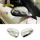 ABS хром для Kia Seltos KX3 2019 2020 аксессуары для боковой двери автомобиля крышка зеркала заднего вида отделка наклейка стайлинга автомобилей 2 шт.