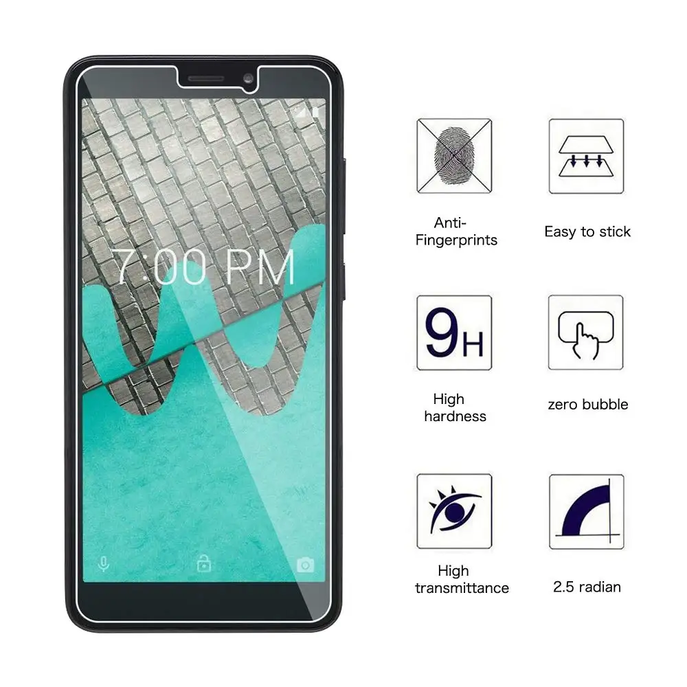 9H 2.5D Закаленное стекло для Wiko VIEW 3 Pro Lite Sunny 4 Plus защита экрана телефона Ride Y60 Y70 Y80