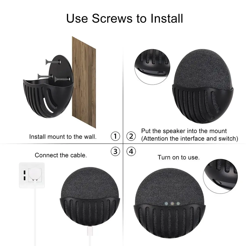 1 шт. новейший настенный кронштейн практичный и удобный для мини-динамика Google Nest |